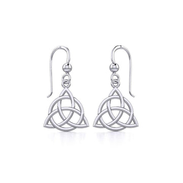 Triquetra Silver Earrings TE2912 - Jewelry